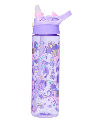 Smiggle - Fun Fair BPA-Free 650ML Water Bottle with Straw