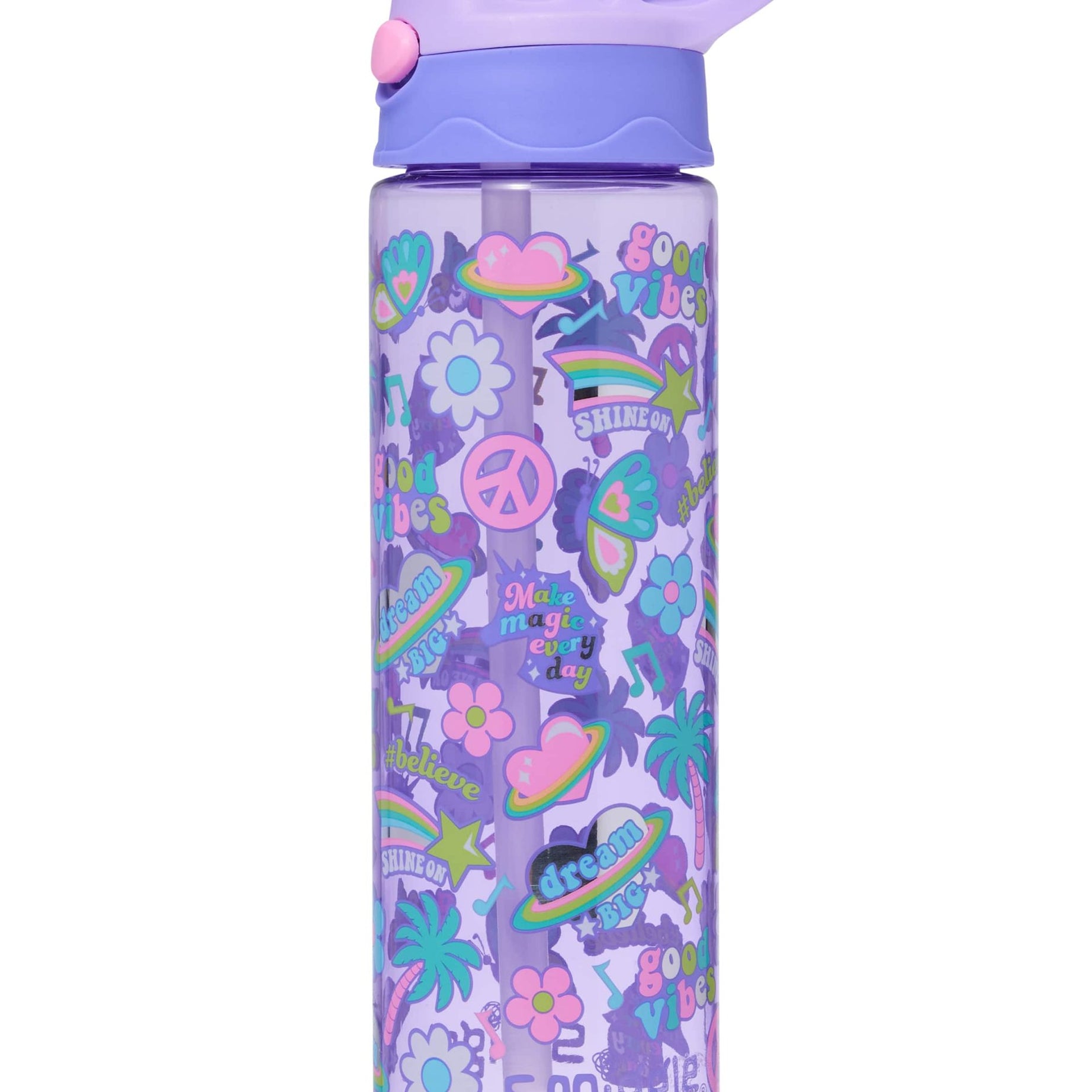 Smiggle - All Stars 650ML Automatic Spout BPA-Free Water Bottle