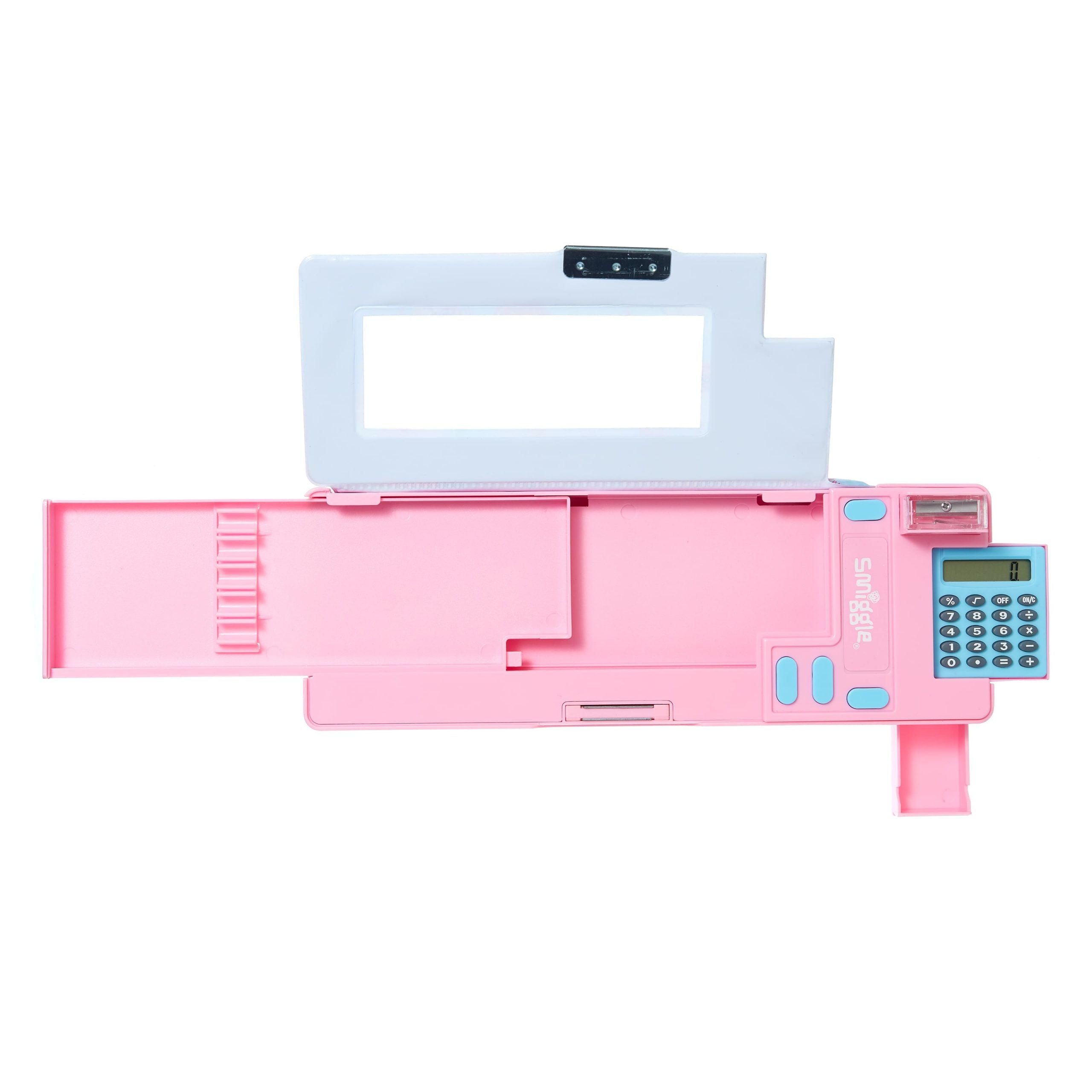 Smiggle - Galaxy Cheerful Animals Pop Out Automatic Pencil Case with Calculator