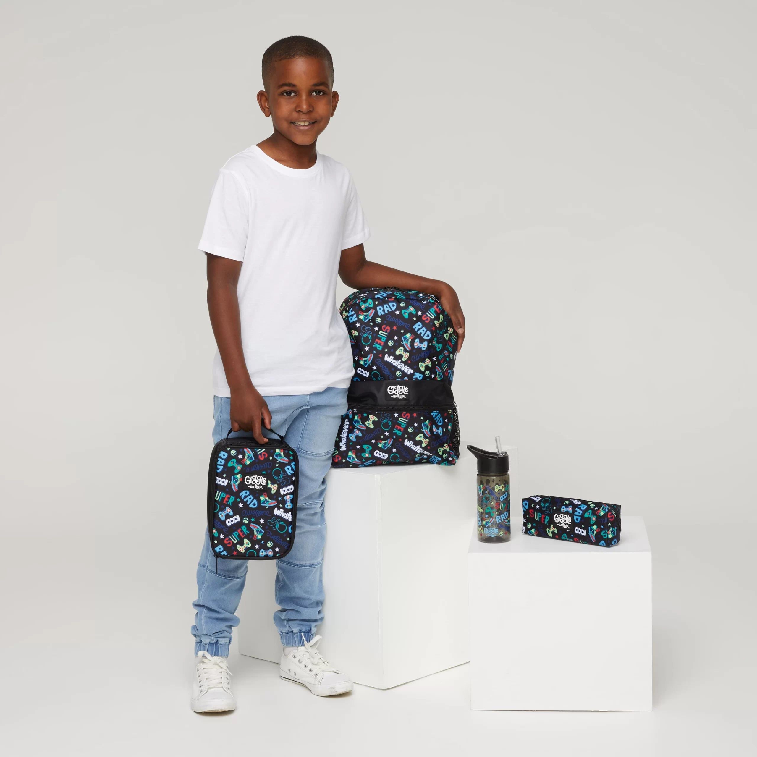 Smiggle - Giggle 4-Piece Primary School Backpack Set