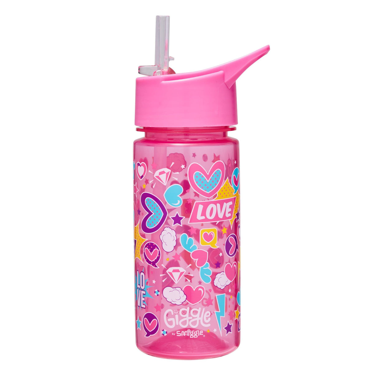 Smiggle - Giggle 450ML Automatic Drinker with Straw