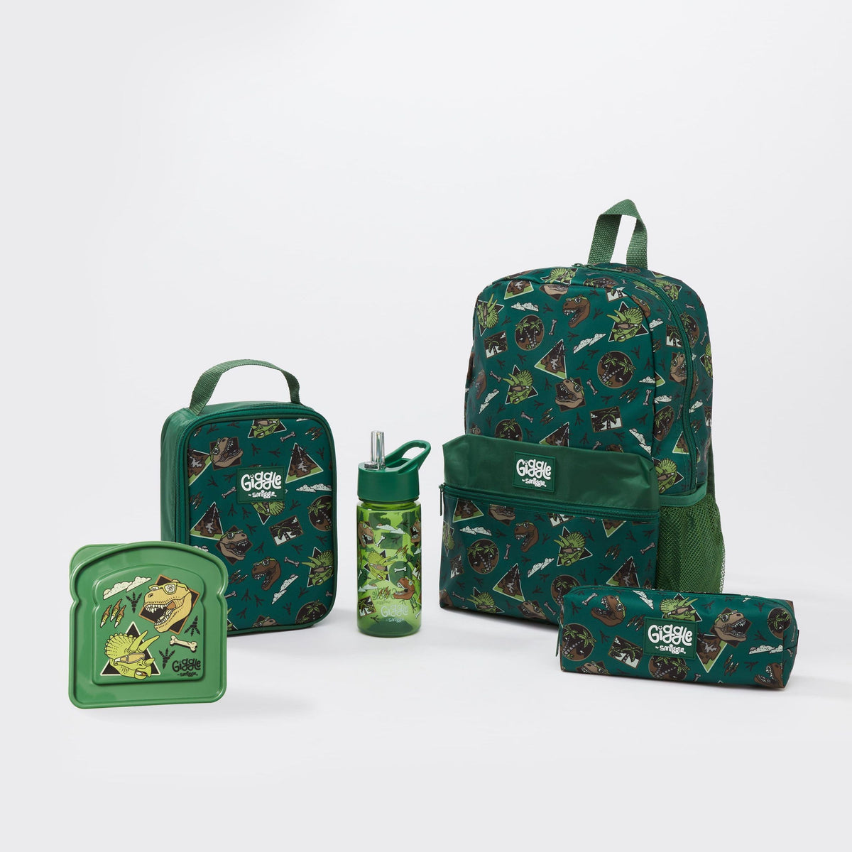 Smiggle - Giggle Lunch Box School Bag Set