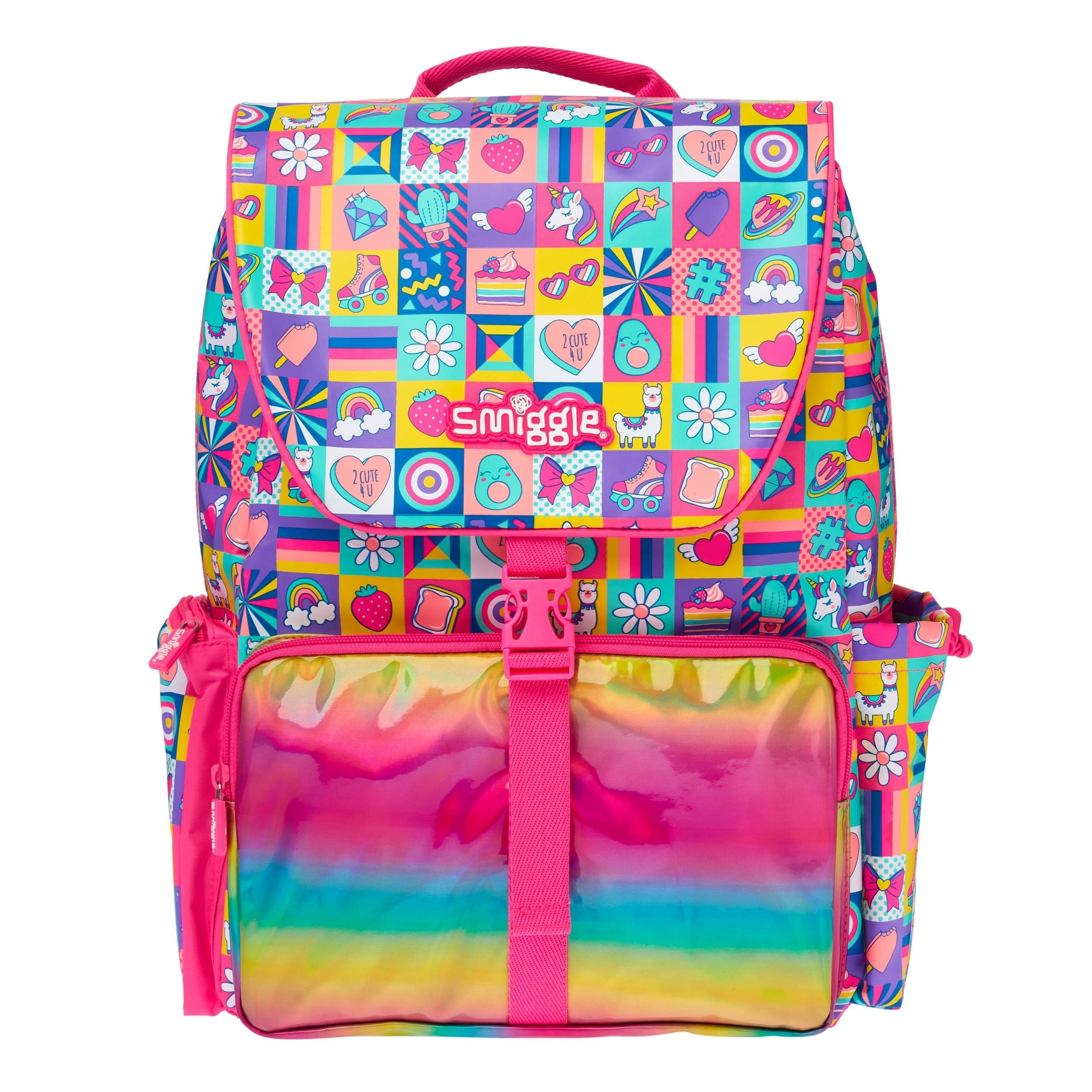 Smiggle - Glee Large Pink Chelsea Backpack