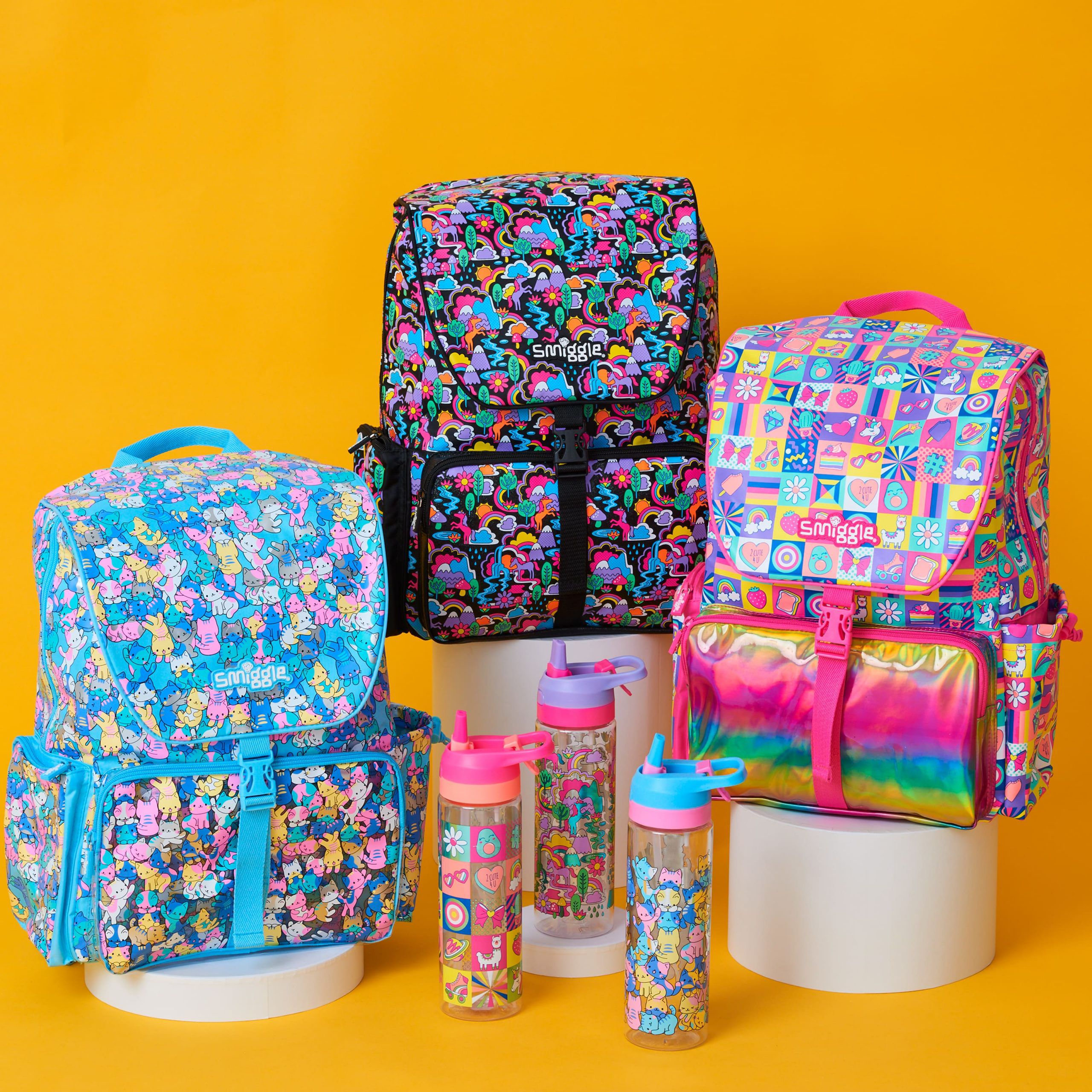 Smiggle - Glee Large Pink Chelsea Backpack