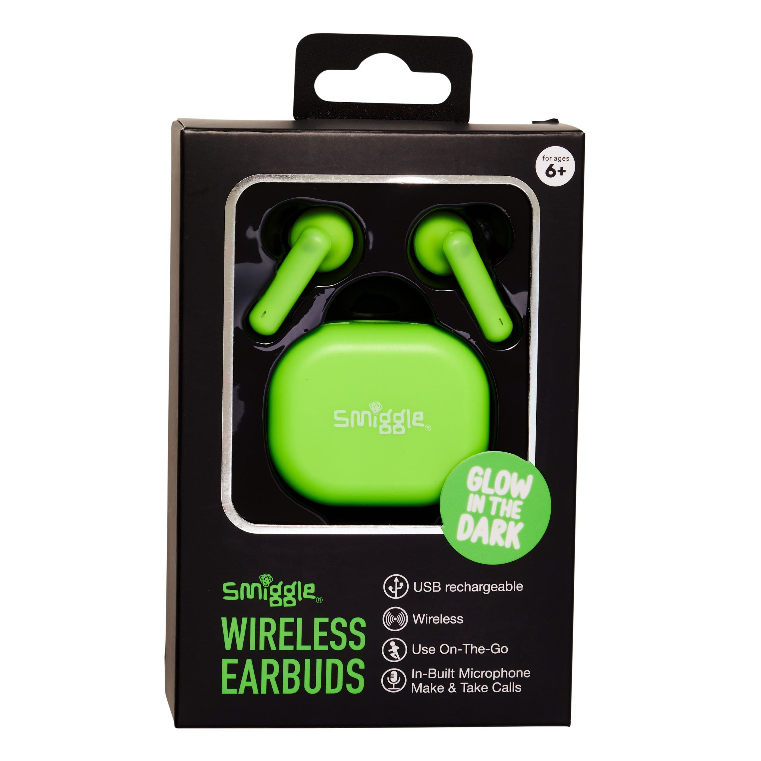 Smiggle - Glow In The Dark Wireless Headphones