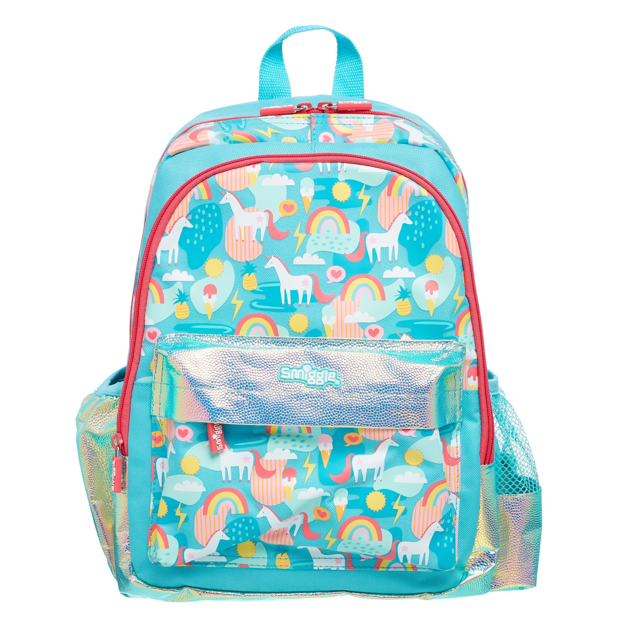 Smiggle - Go Junior Blue Unicorn Backpack