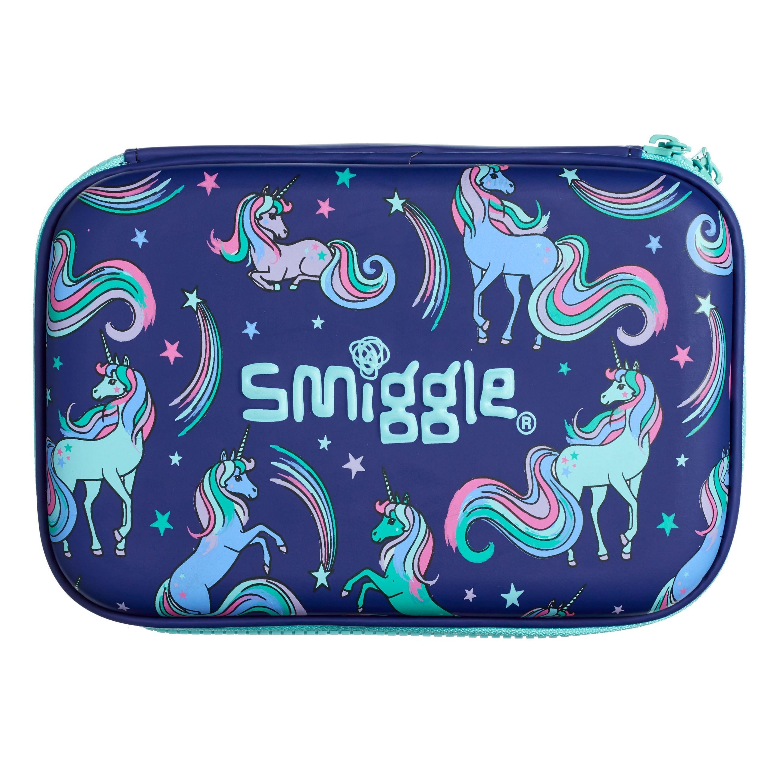 Smiggle - Good Vibes Unicorn Hardtop Stationery Set