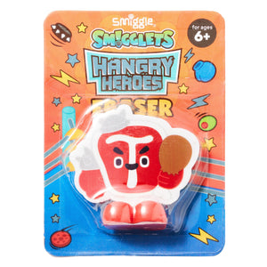 Smiggle - Hangry Heroes Eraser