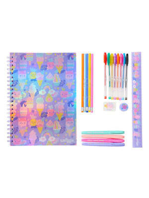 Smiggle - Happy Tales 22 Piece Mega Stationery Set