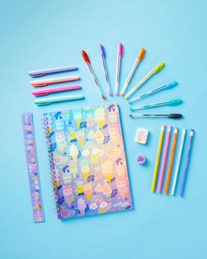 Smiggle - Happy Tales 22 Piece Mega Stationery Set
