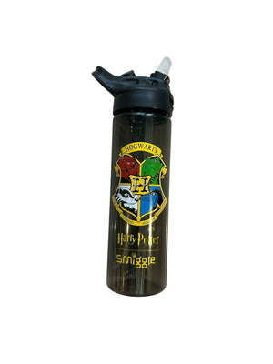 Smiggle - Harry Potter BPA-Free Automatic Straw 650ML Water Bottle