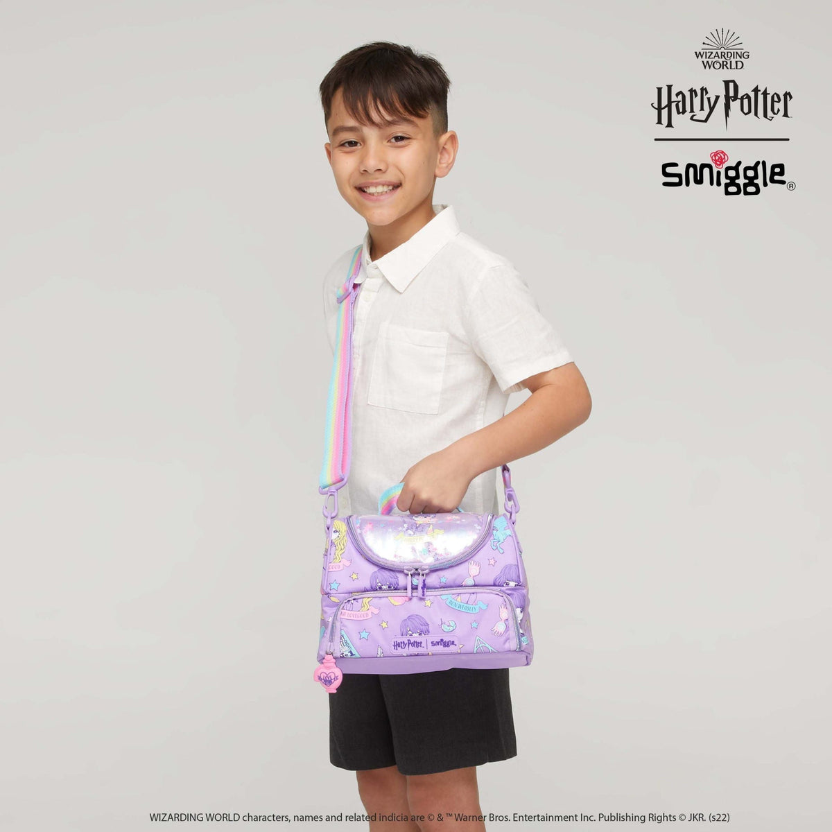 Smiggle - Harry Potter Double Layer Lunch Bag with Strap