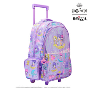 Smiggle - Harry Potter Lighted Wheeled Backpack