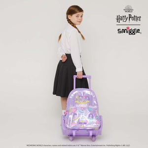 Smiggle - Harry Potter Lighted Wheeled Backpack