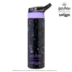 Smiggle - Harry Potter Automatic Straw 520ML Steel Water Bottle