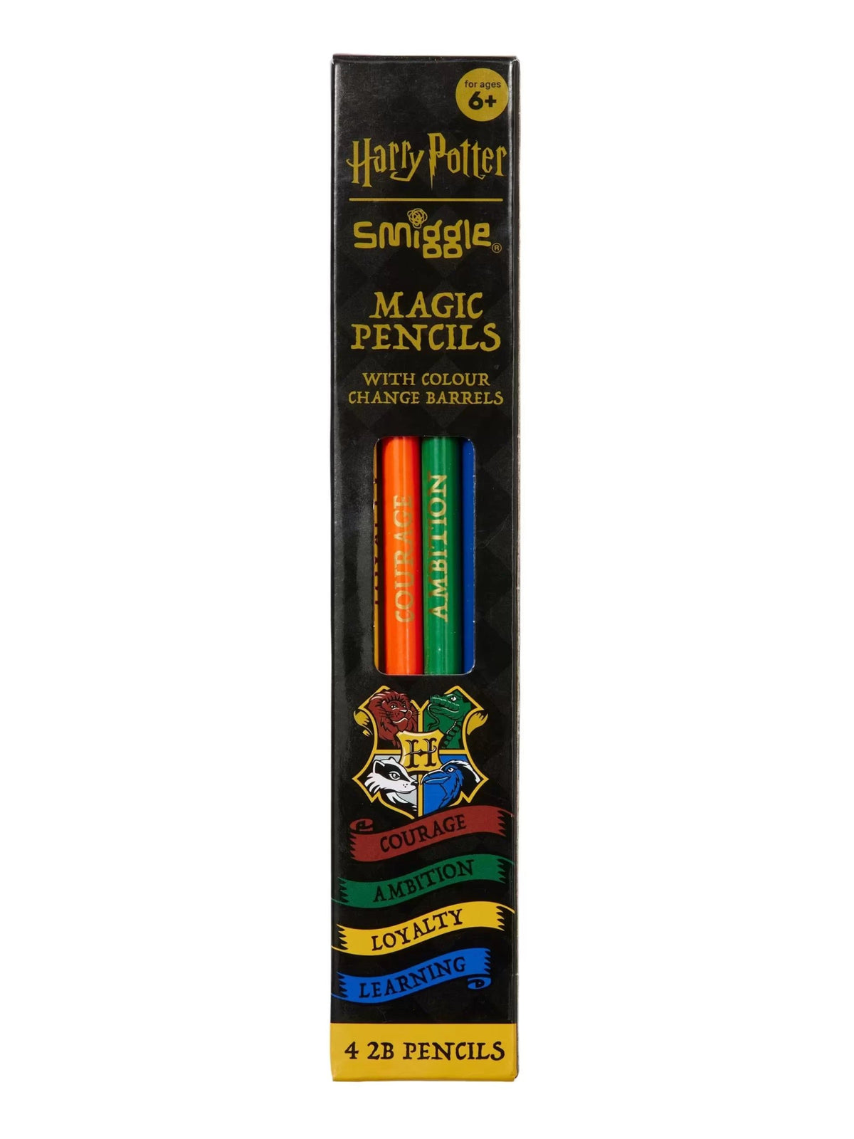 Smiggle - Harry Potter Colour Changing Pencil Set X4