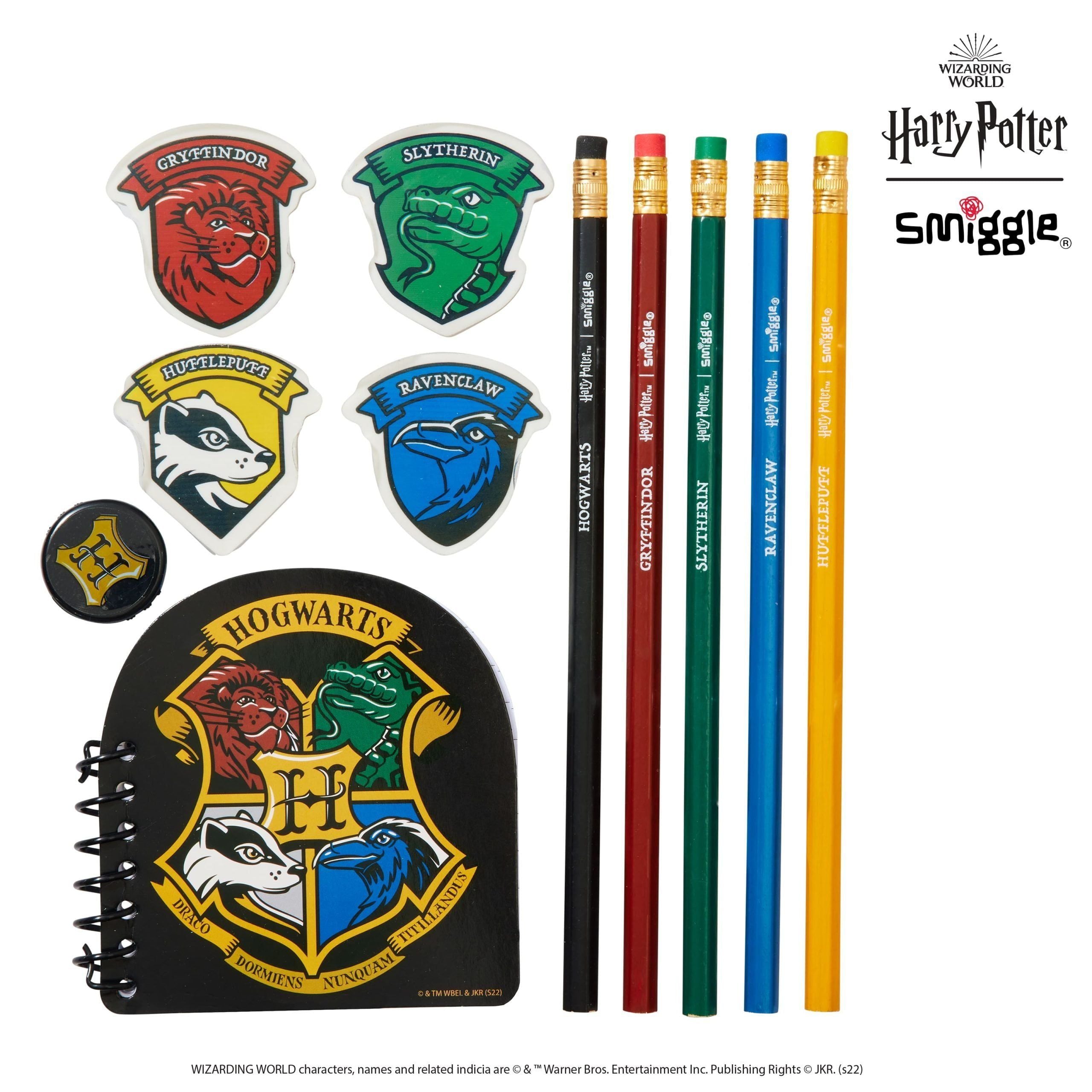 Smiggle - Harry Potter Eraser and Pencil Set