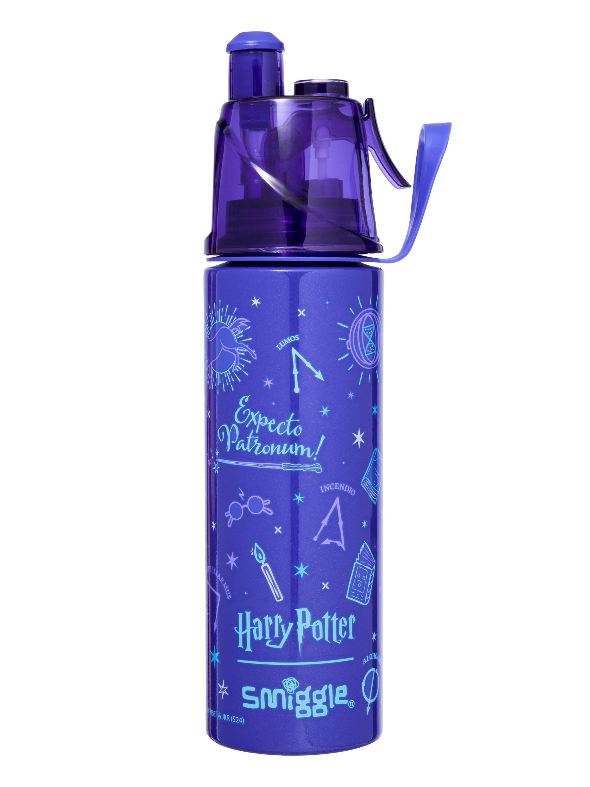 Smiggle - Harry Potter Water Spray 500ML Steel Water Bottle