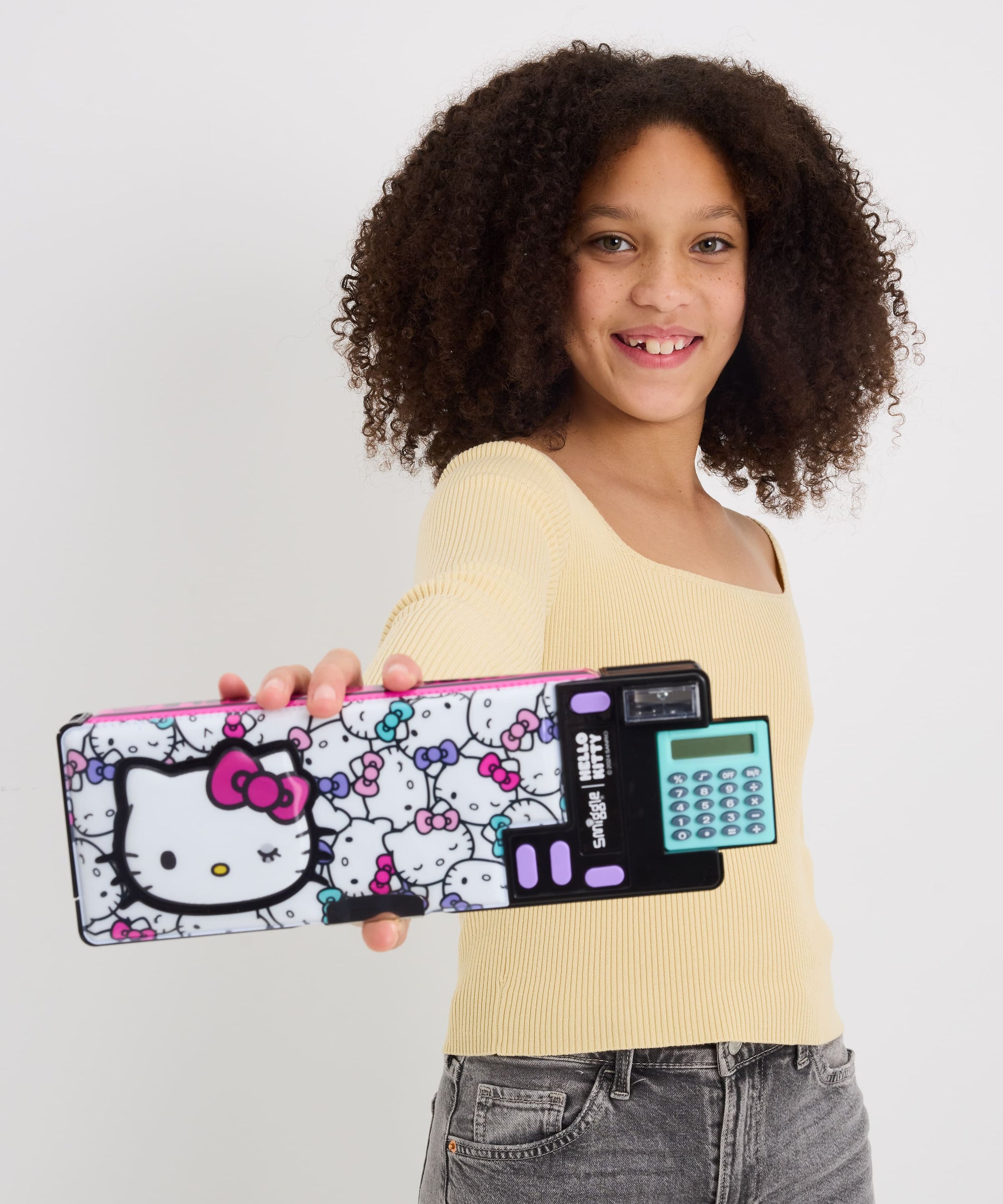 Smiggle - Hello Kitty Calculator Automatic Pencil Case