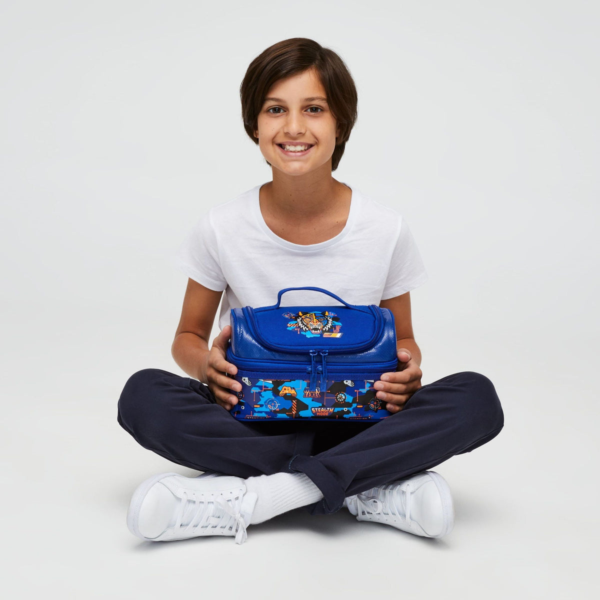 Smiggle - Hey There Double Decker Lunch Bag