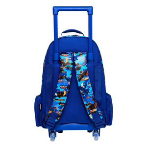Smiggle - Hey There Lighted Wheeled School and Travel Bag