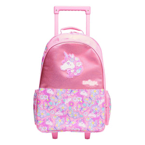 Smiggle - Hey There Lighted Wheeled School and Travel Bag