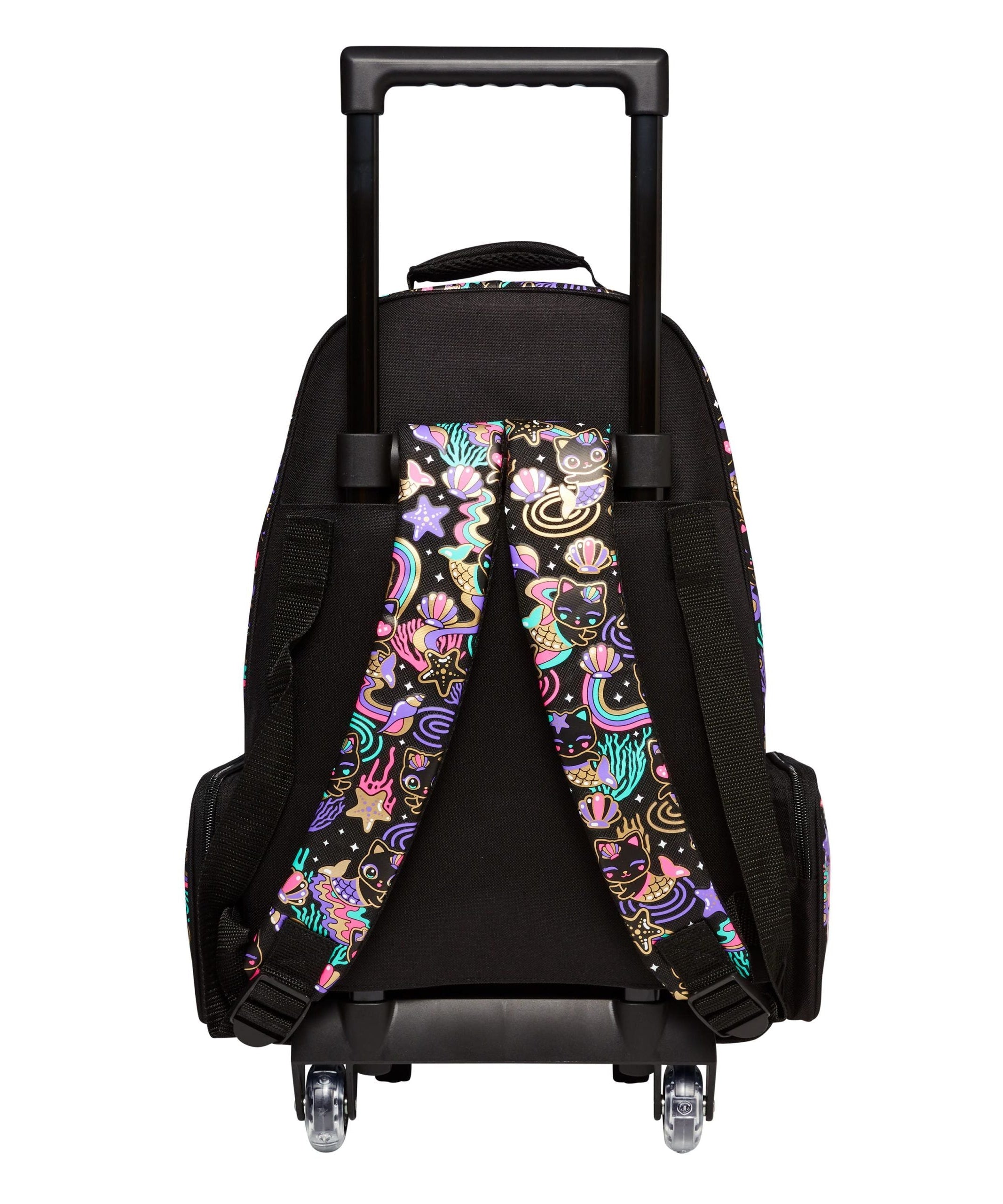 Smiggle - Hey There Light-Up Wheeled Pull-Along School and Travel Bag