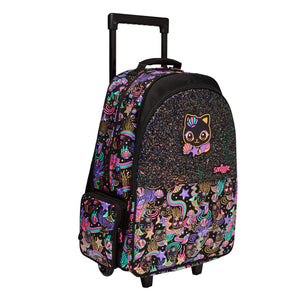 Smiggle - Hey There Lighted Wheeled School and Travel Bag