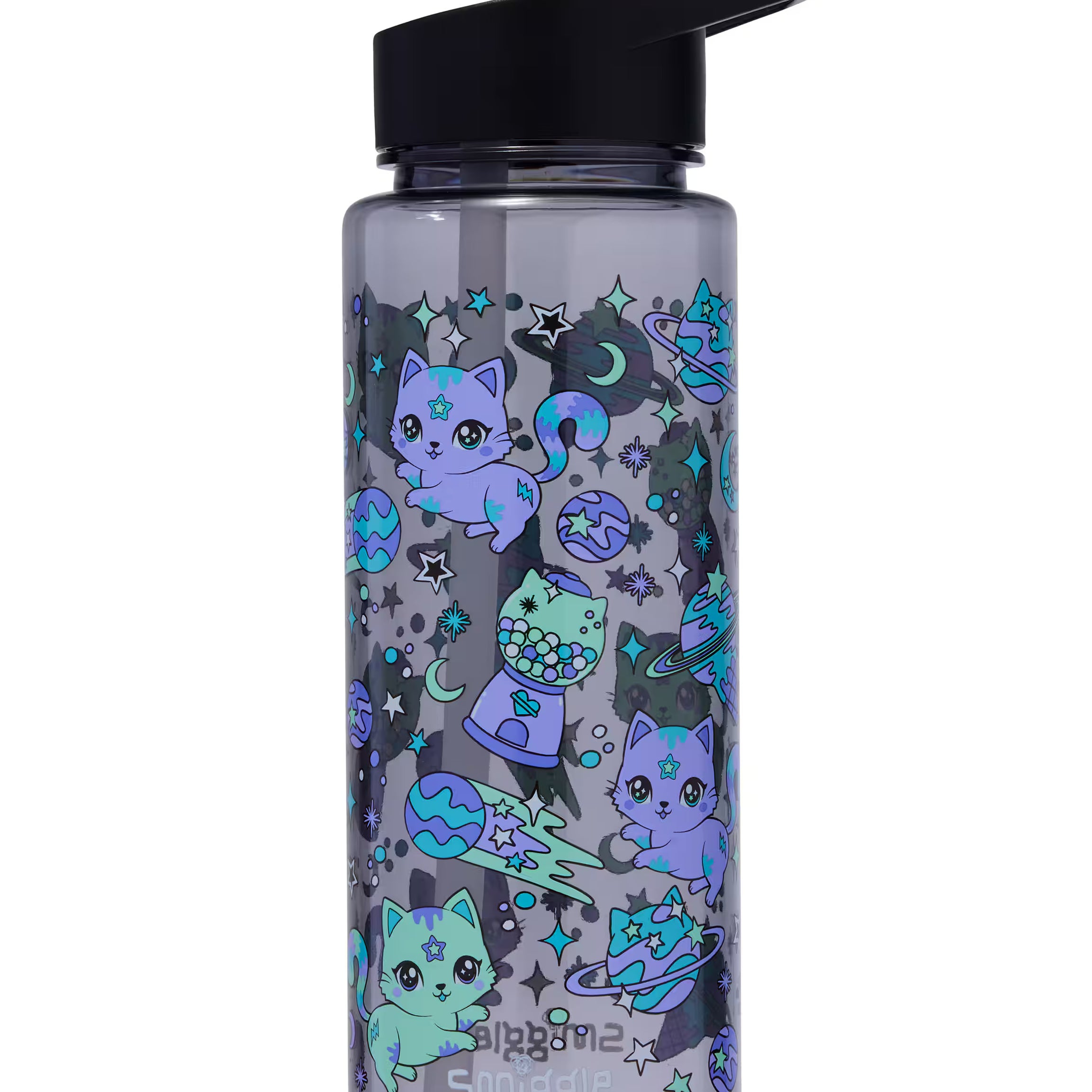 Smiggle - Rush Pipetli 740ML BPA İçermeyen Suluk - Dinossi