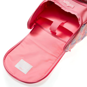 Smiggle - Hide Access Pink Wheeled and Lighted Trolley Backpack