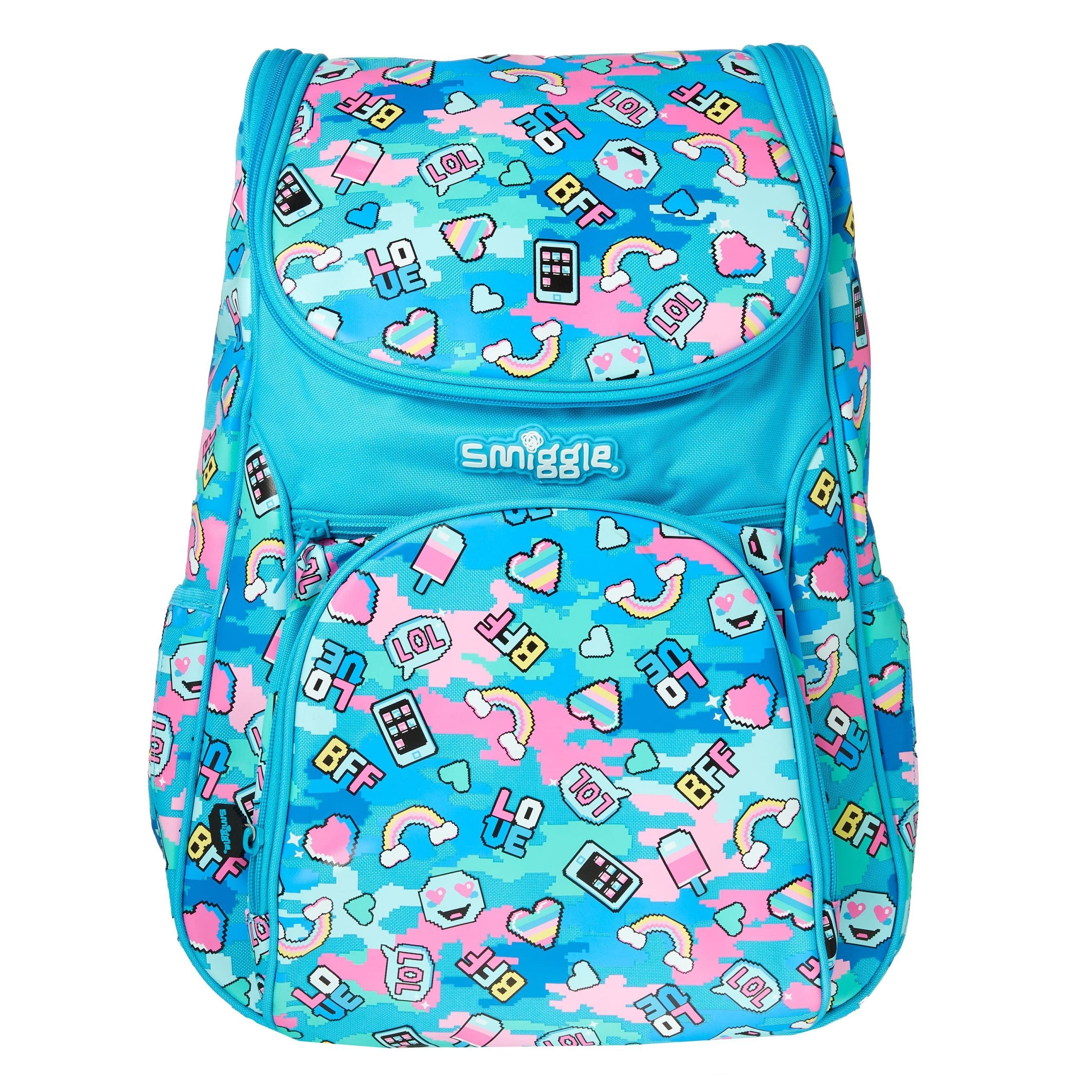 Smiggle - Hide Access Blue Backpack