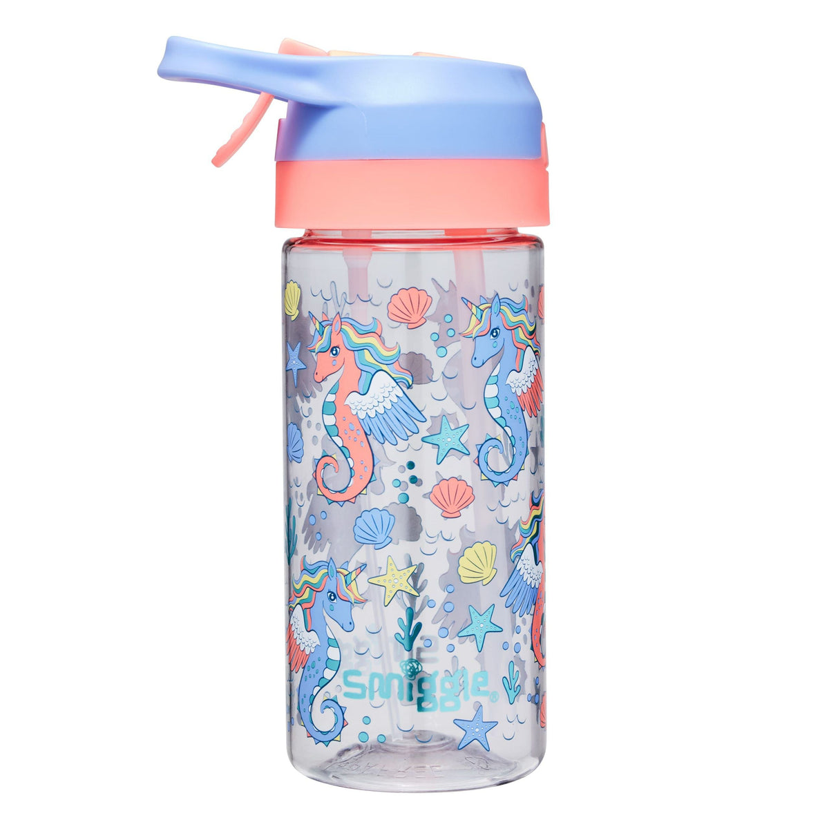 Smiggle - Hola Junier Spritz Water Spray 440ML Straw Bottle
