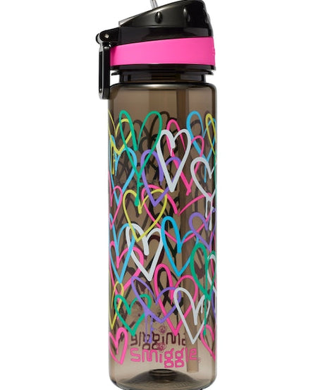 Smiggle - I Heart BPAsız 650 Pipetli Suluk - Dinossi