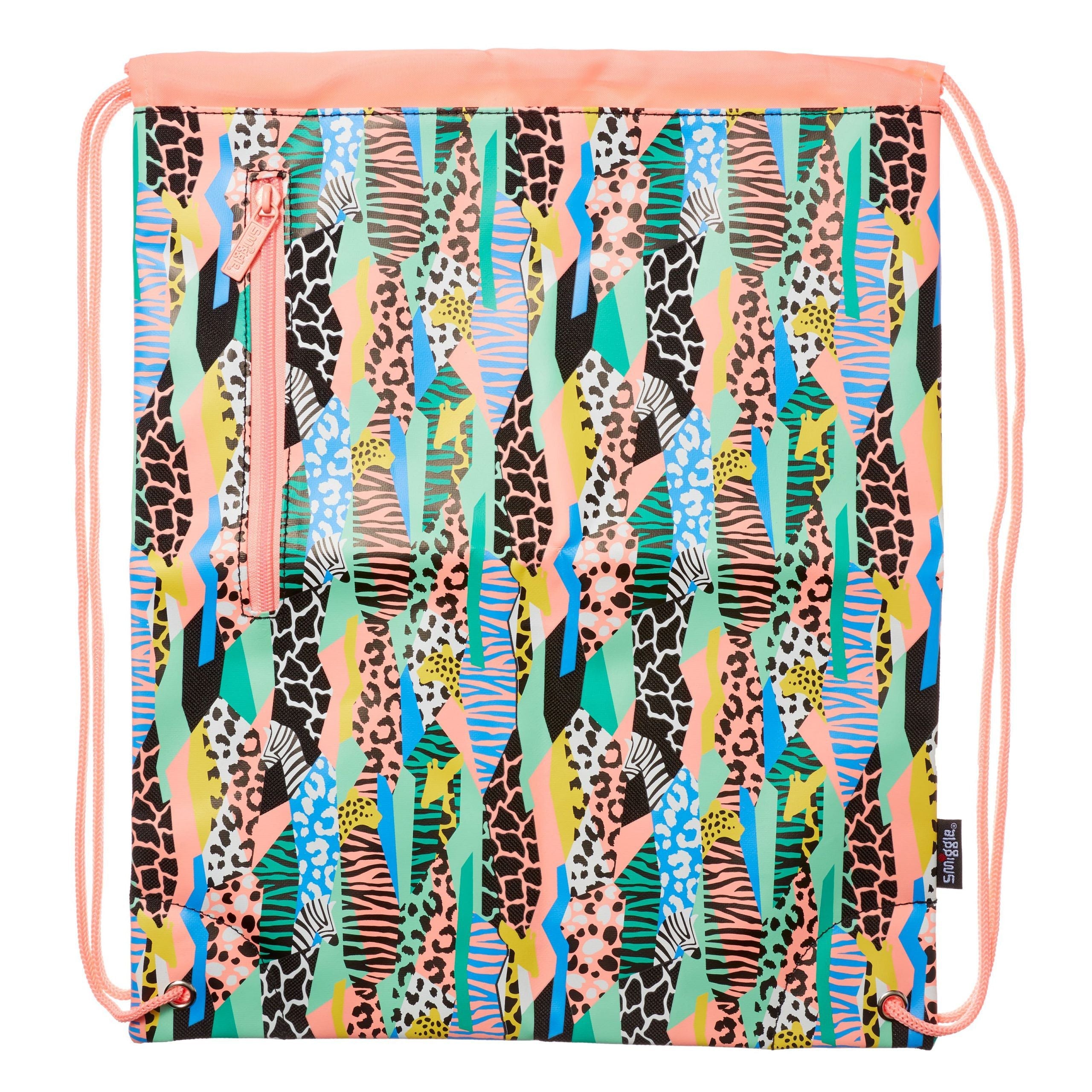 Smiggle - Illusion Coral Pink Drawstring Bag