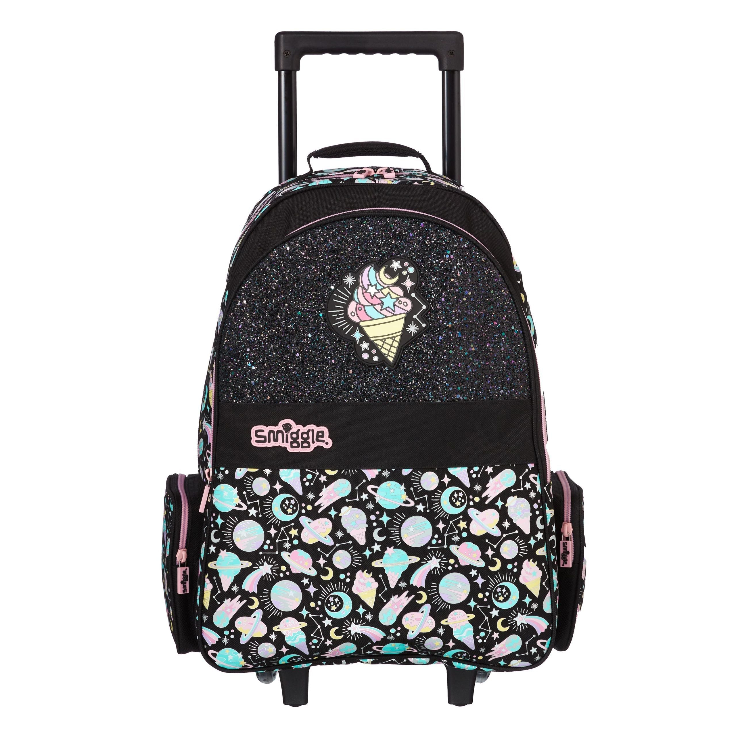 Smiggle - Beyond Trolley Backpack with Lights and Wheels