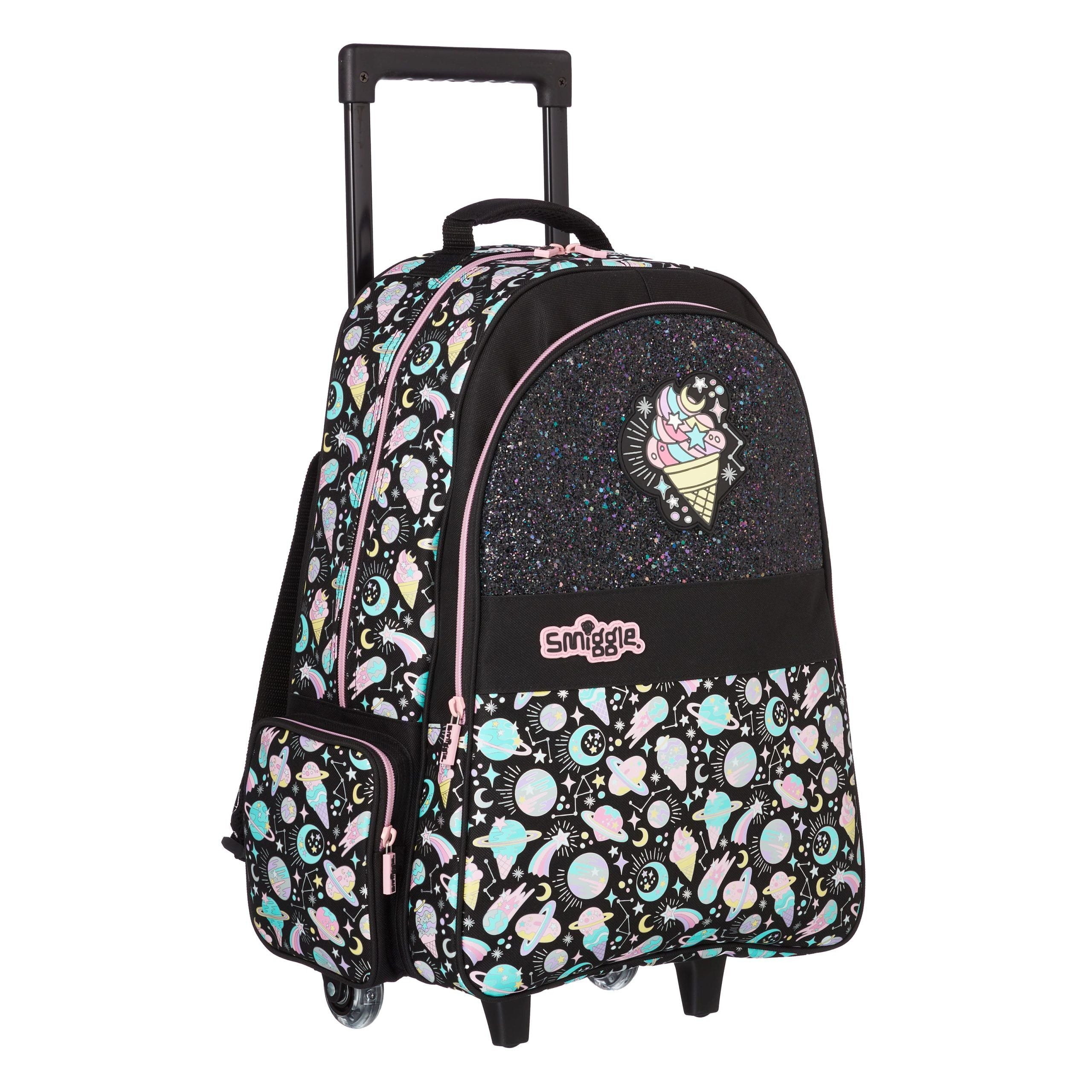 Smiggle - Beyond Trolley Backpack with Lights and Wheels