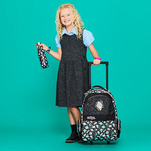 Smiggle - Beyond Trolley Backpack with Lights and Wheels