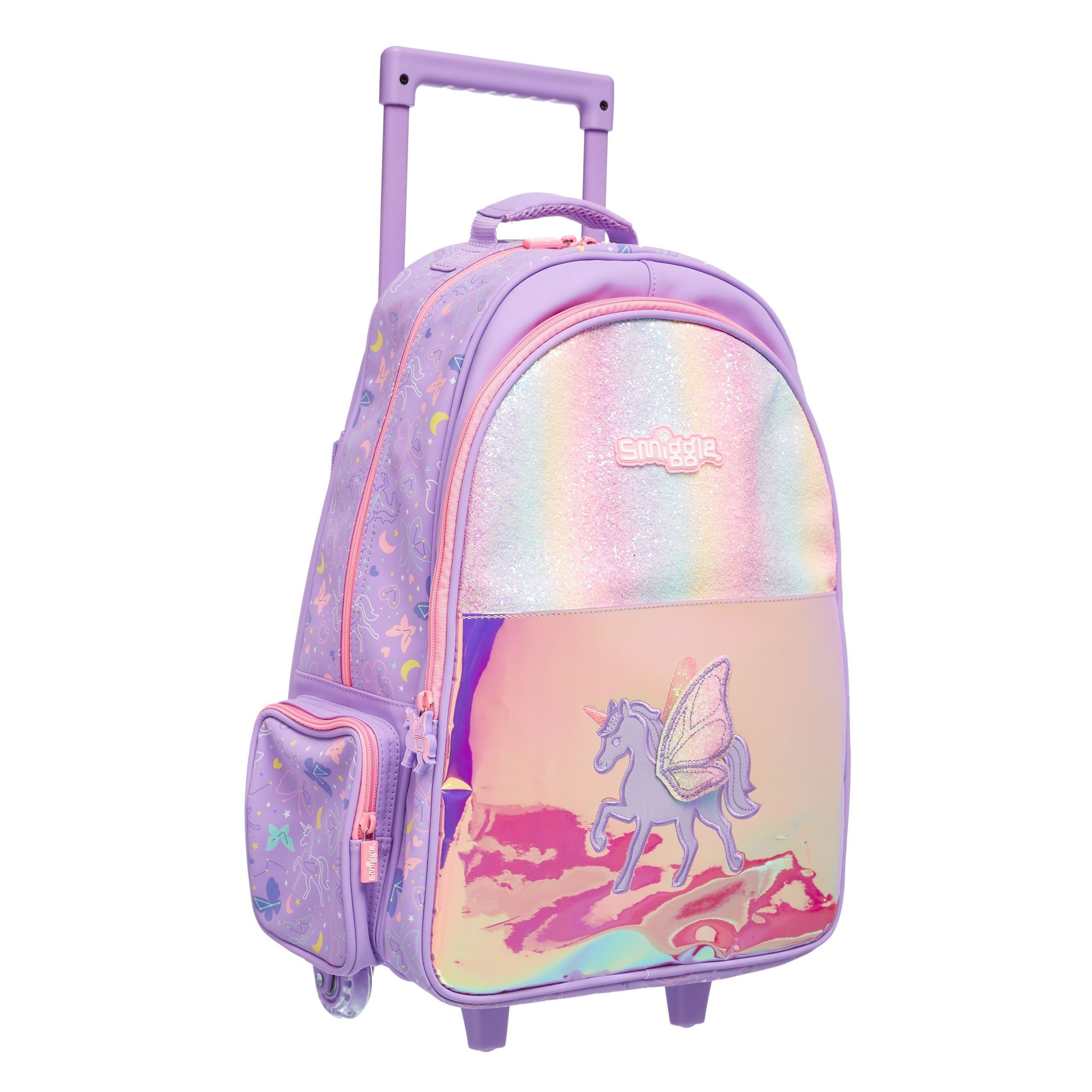 Smiggle - Sky Trolley Backpack with Lighted Wheels