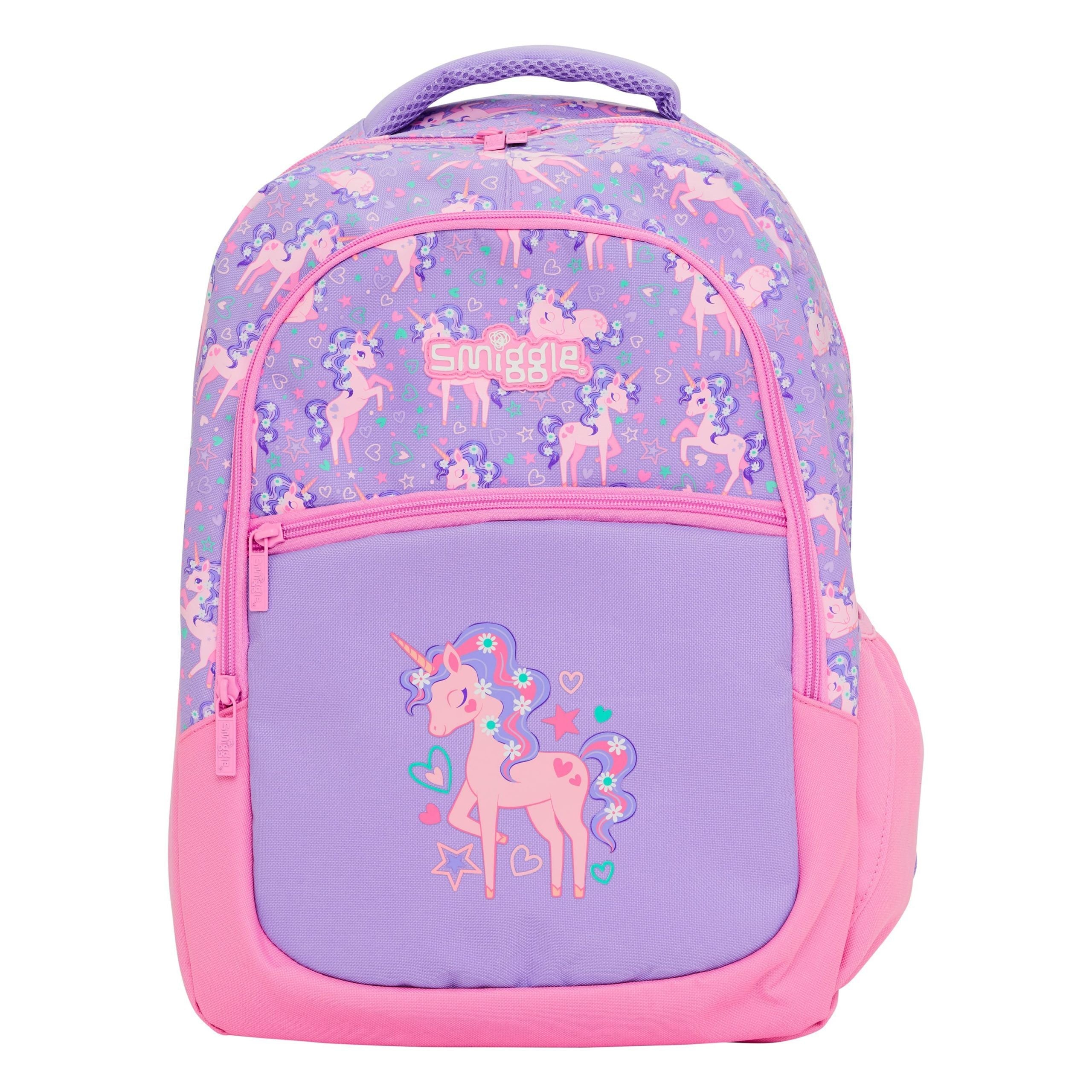 Smiggle - Jump Pink Unicorn Backpack