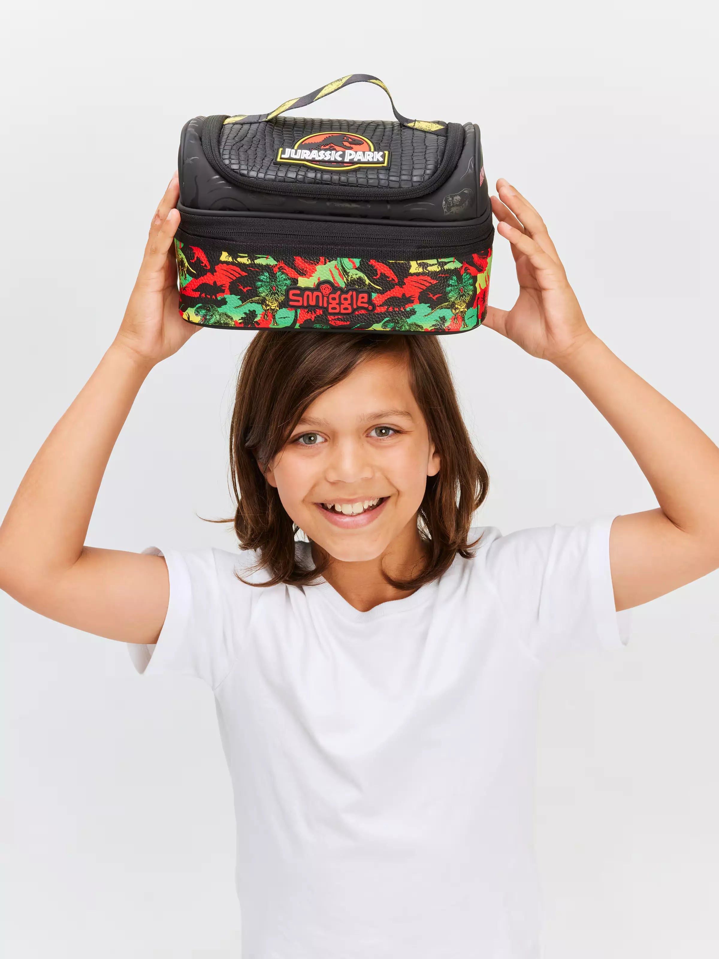 Smiggle - Jurassic Park Double Decker Lunchbox