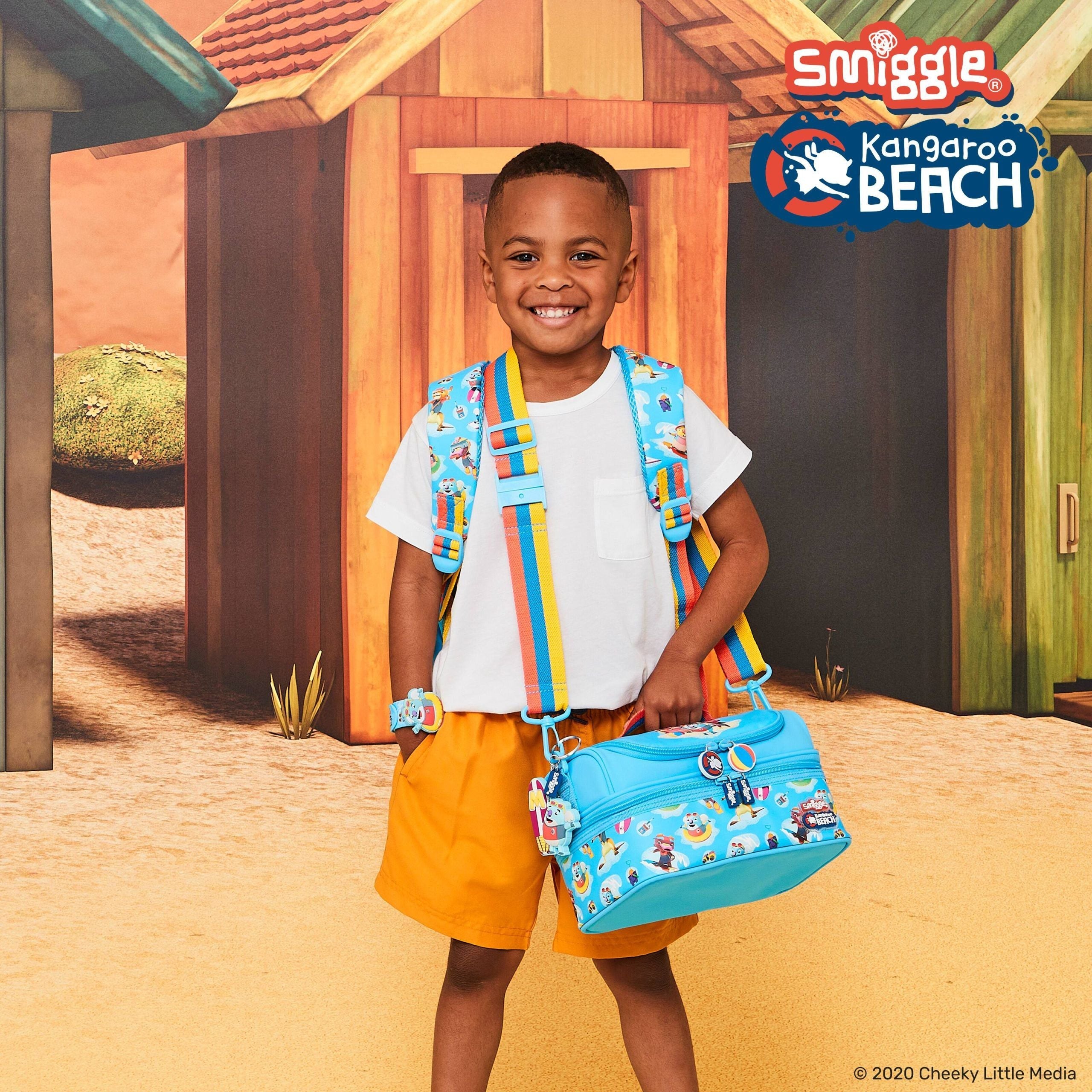 Smiggle - Kangaroo Beach Double Decker Lunch Bag