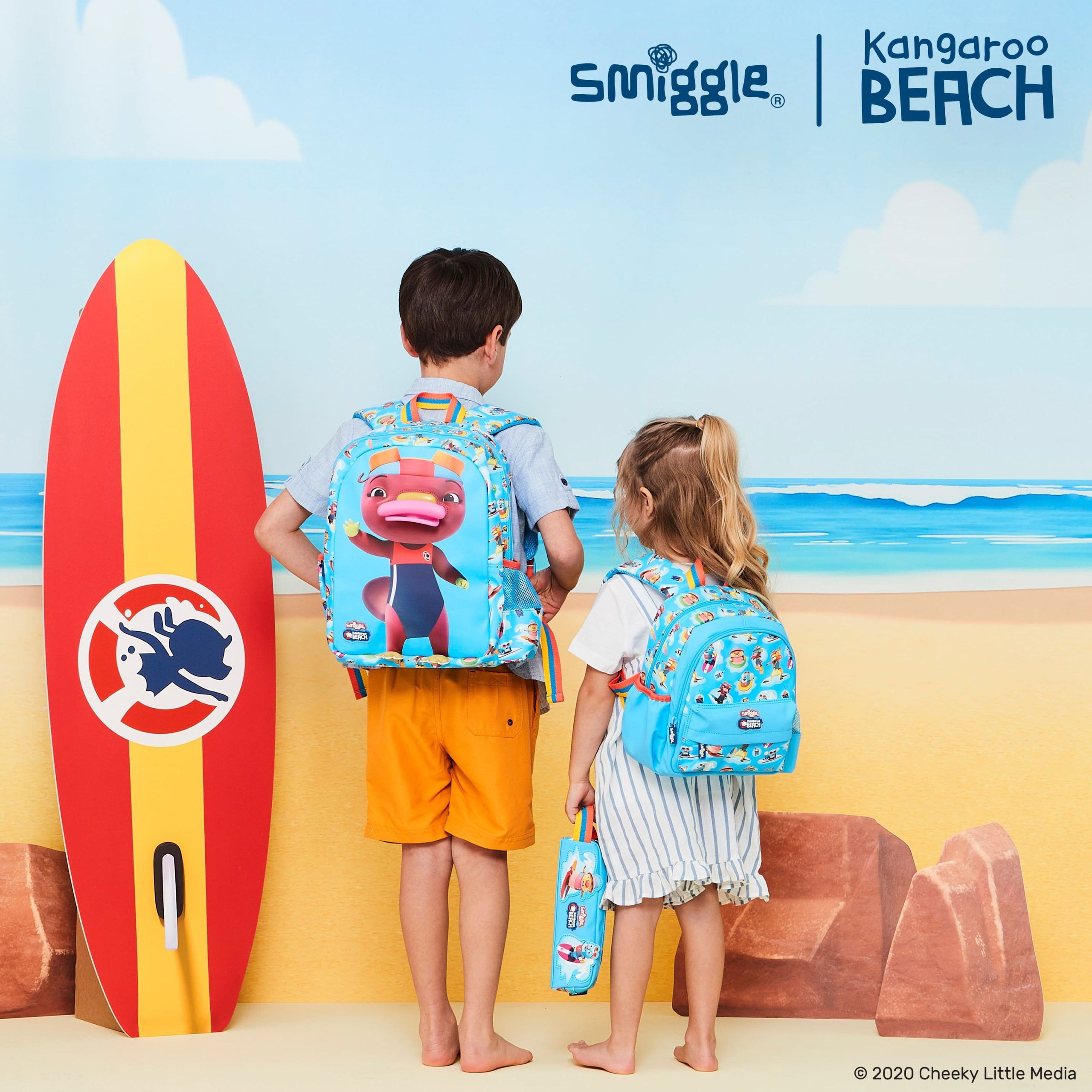 Smiggle - Kangaroo Beach Gemma Character Backpack