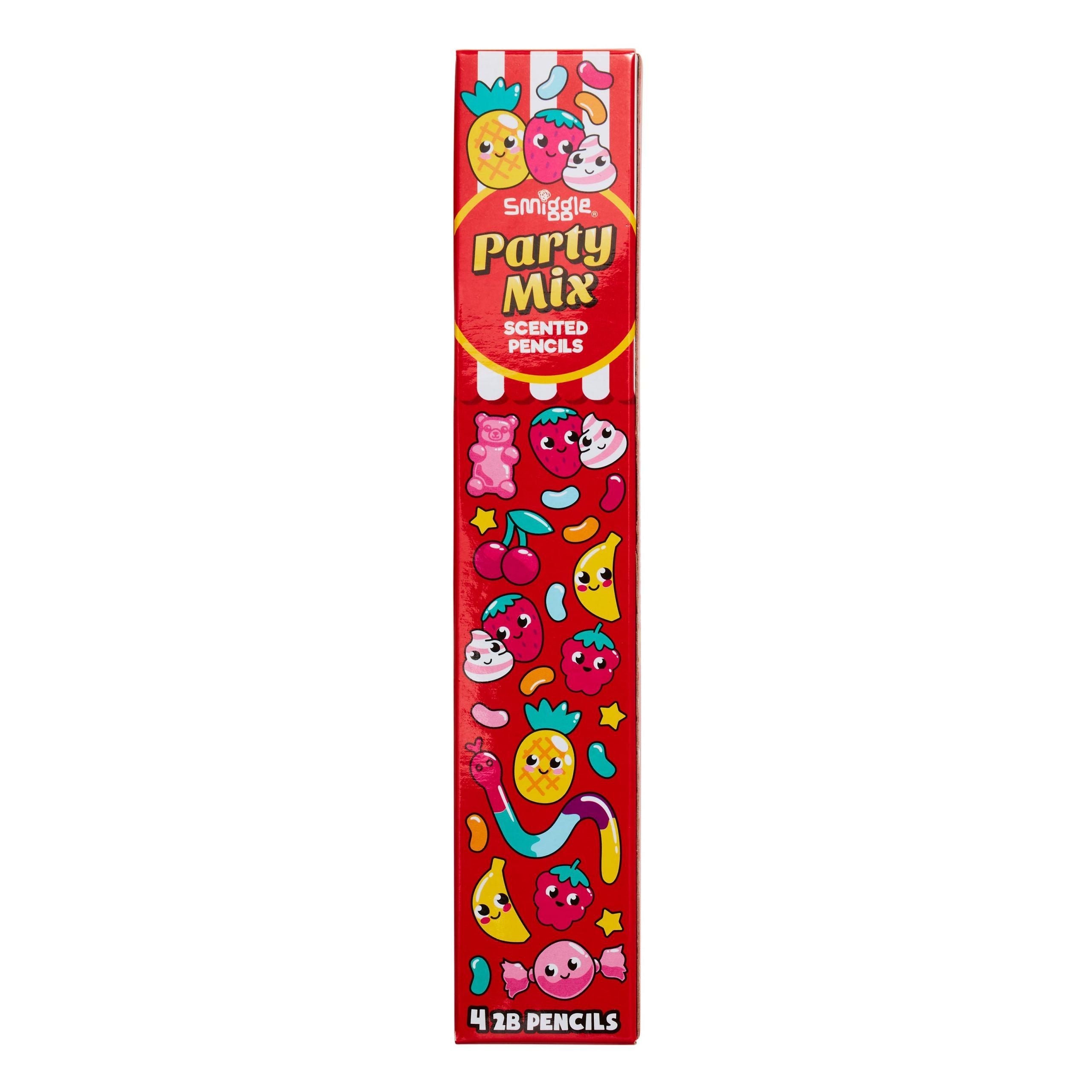 Smiggle - Karışık Meyve Kokulu Kalem 4lü Paket - Dinossi