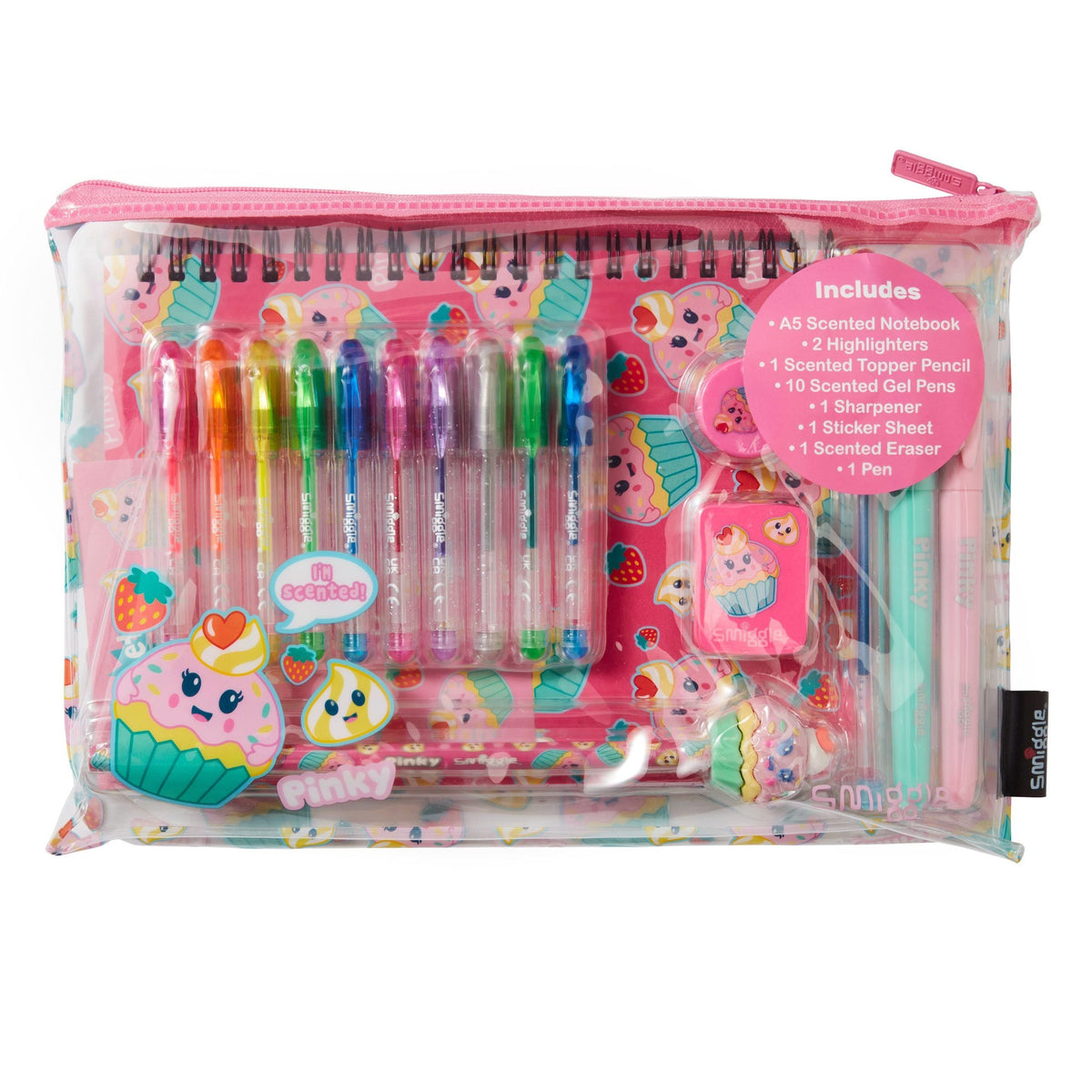 Smiggle - Scented A5 Notebook and Stationery Set