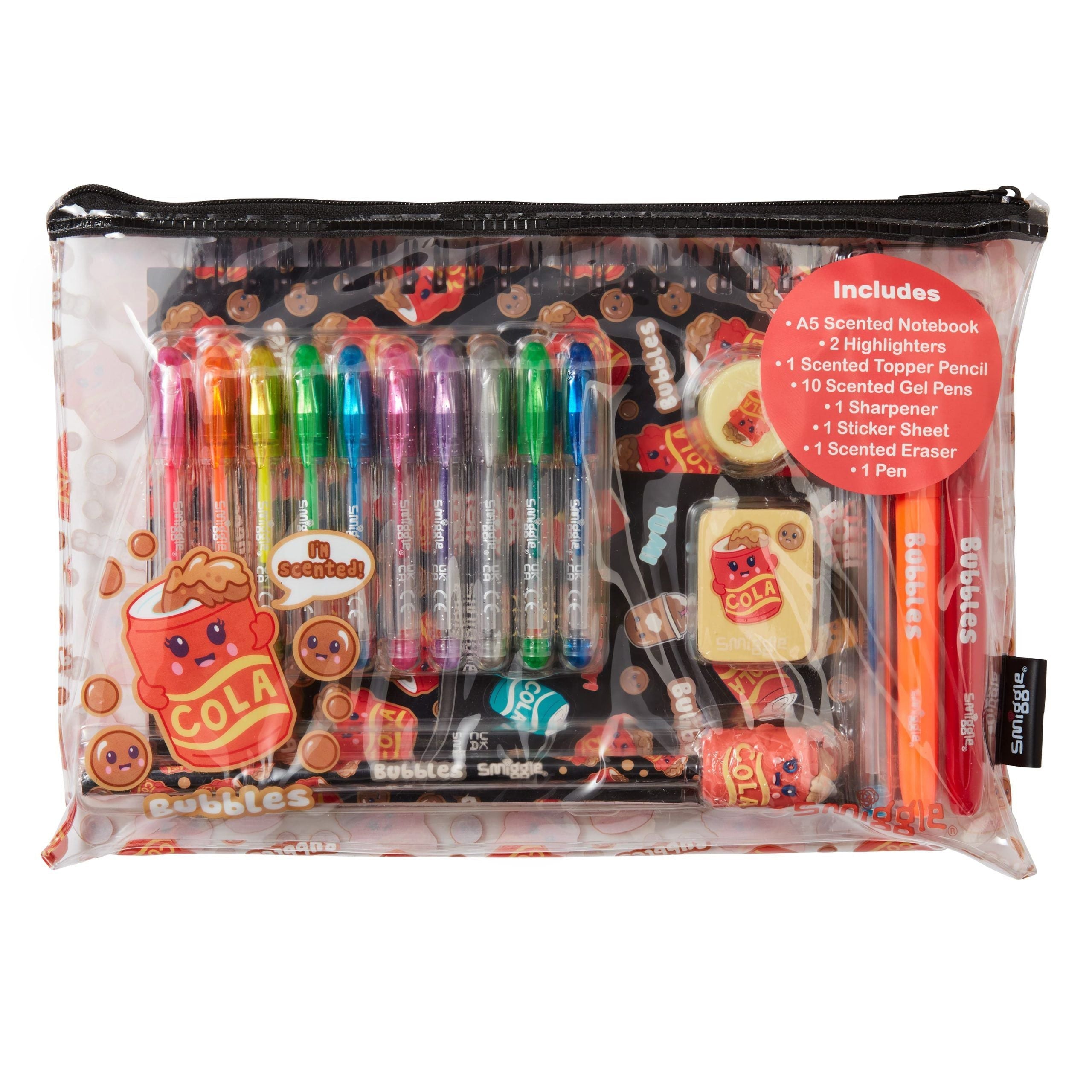 Smiggle - Scented A5 Notebook and Stationery Set
