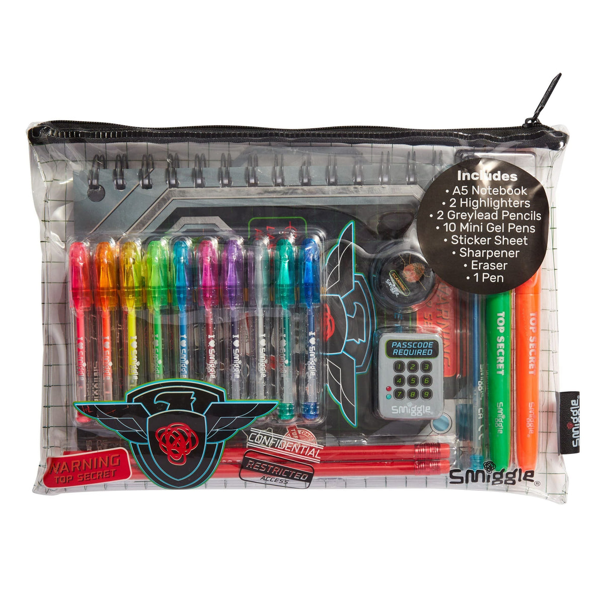 Smiggle - Scented A5 Notebook and Stationery Set