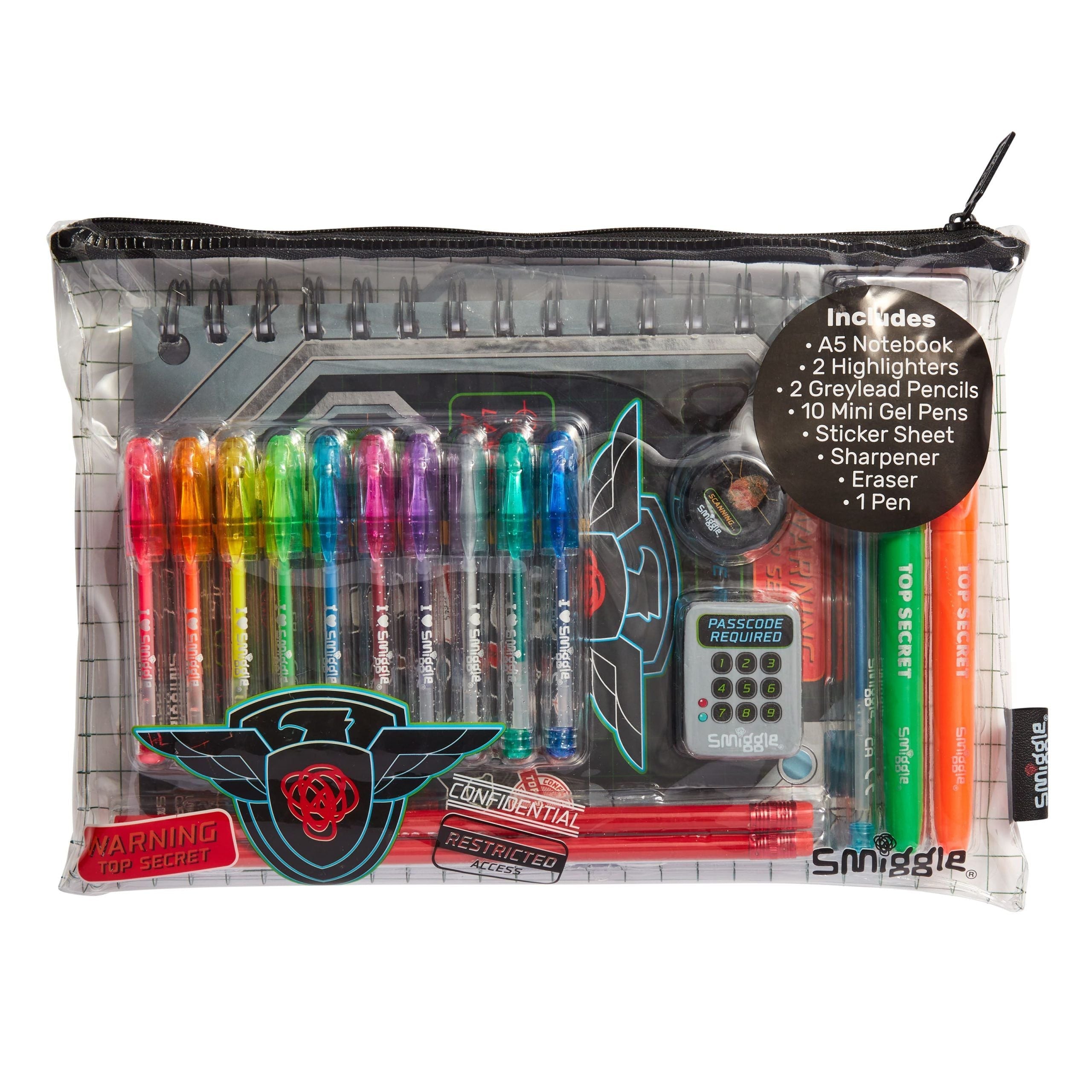 Smiggle - Scented A5 Notebook and Stationery Set