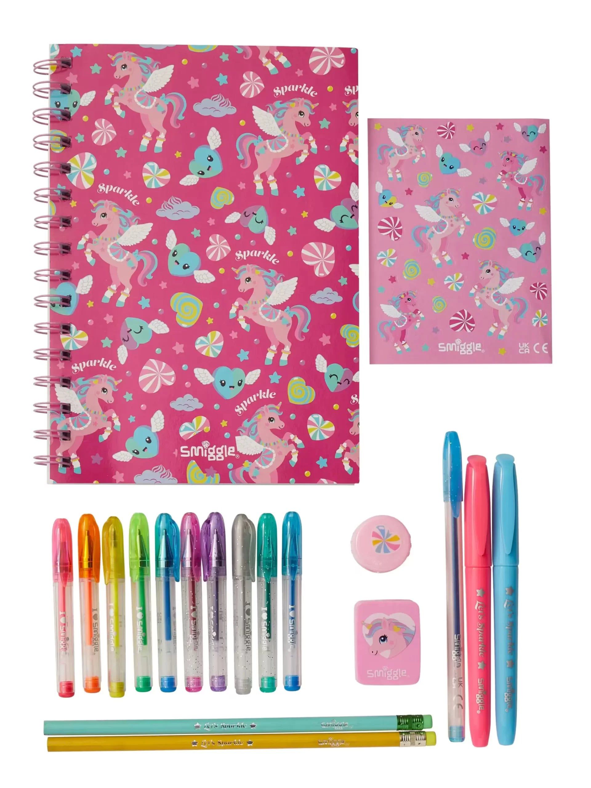 Smiggle - Scented A5 Notebook and Stationery Set