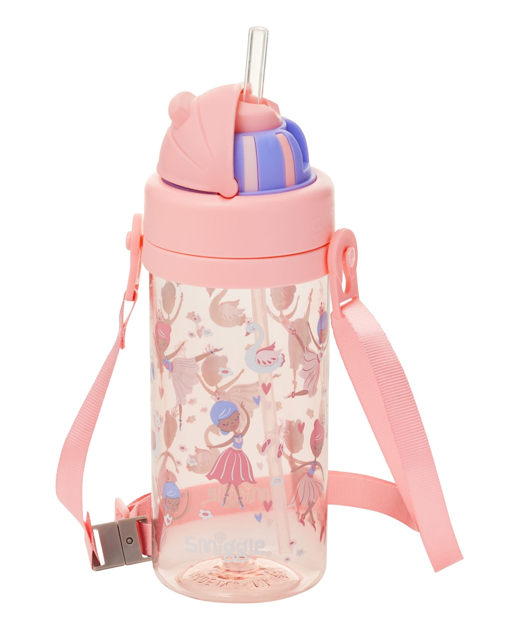 Smiggle - La La Teeny Tiny 400 ML BPA-free Hidden Straw Water Bottle