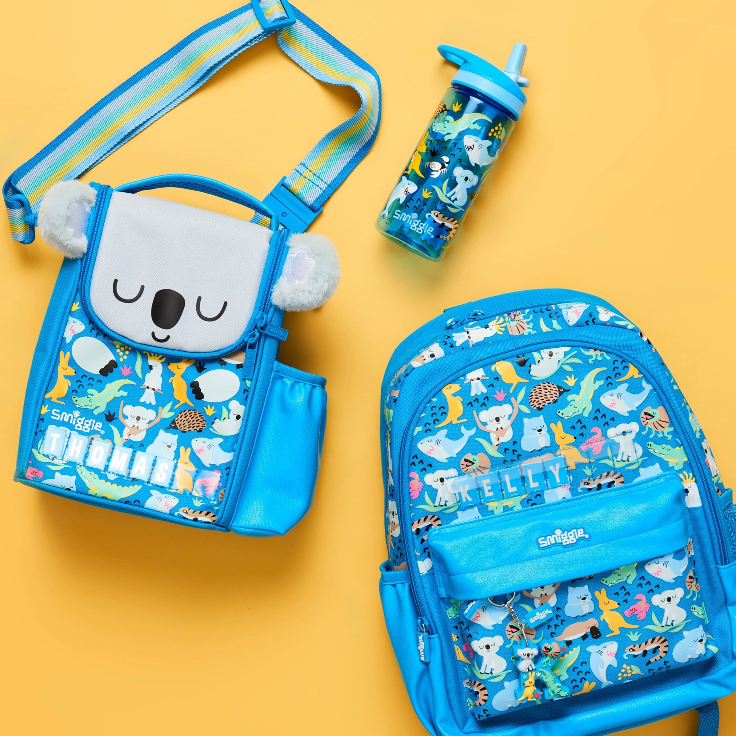 Smiggle - Lil' Mates Id Junior Blue Koala Backpack
